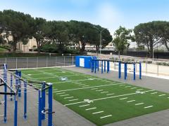 functional outdoor training space